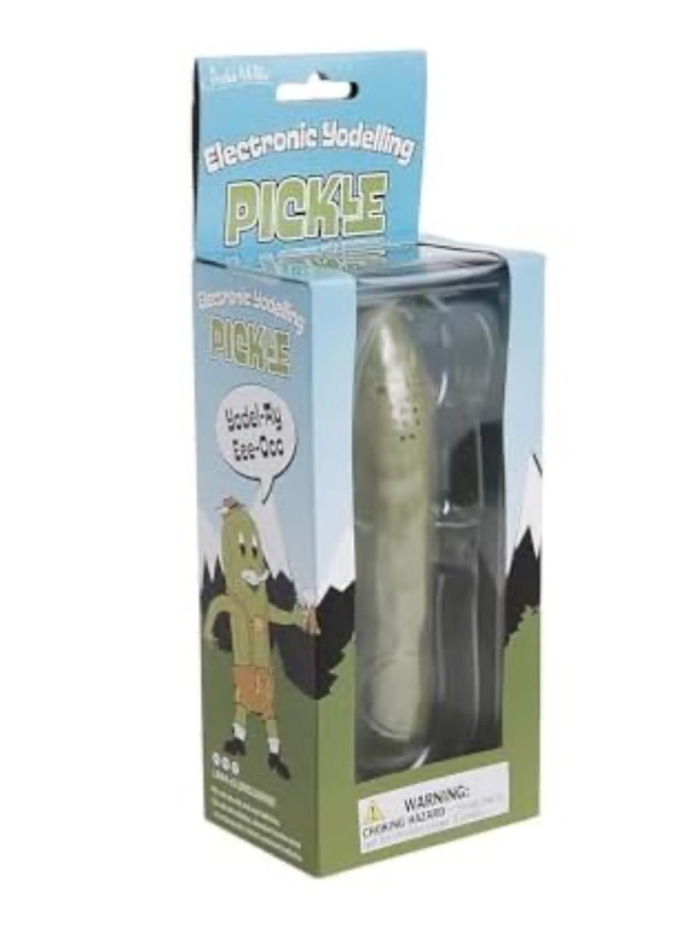 Archie McPhee Electronic Yodelling Pickle Toy - NEW